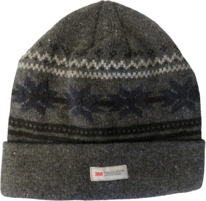 Muts heren winter met Thinsulate voering, deels met wol.
