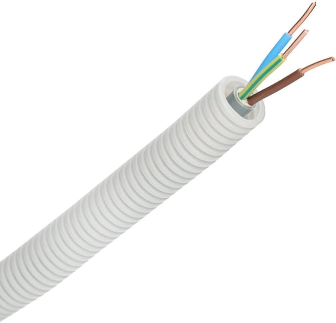 Snelflex flexibele buis VMVL 3G1 kabel (H05VV-F) - 16mm per rol 100 meter (SFVMVL3G1)