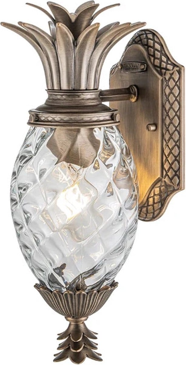 Hinkley LED Wand Buitenlamp Plantation | 1X E27 Max 40W | IP44 | Dimbaar | Burnished Bronze