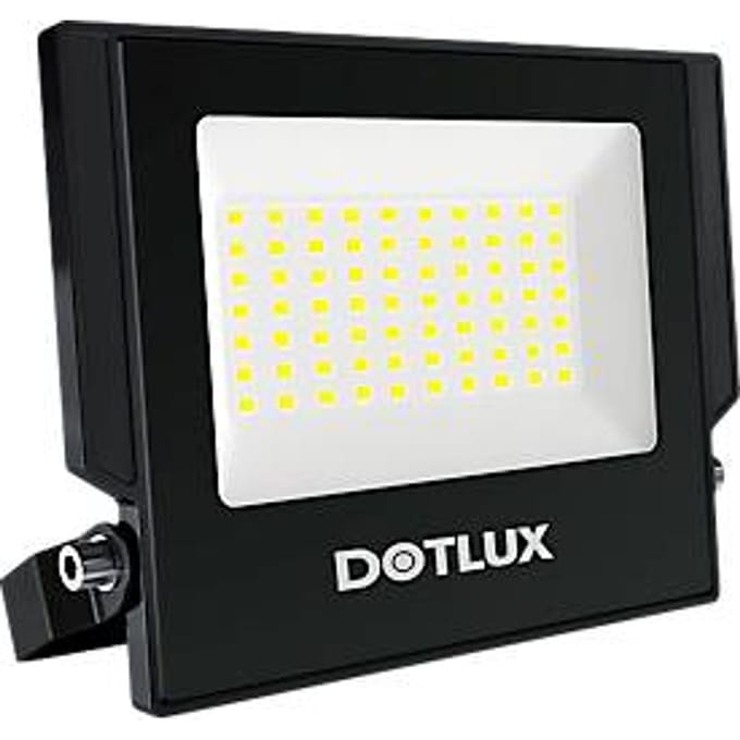 Dotlux LED-spot FLOOReco 50 W, 4000 K, IP66, zwart