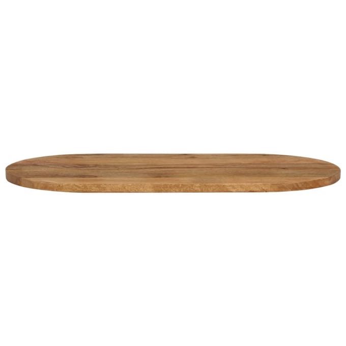 vidaXL - Tafelblad - ovaal - 110x50x3,8 - cm - massief - mangohout