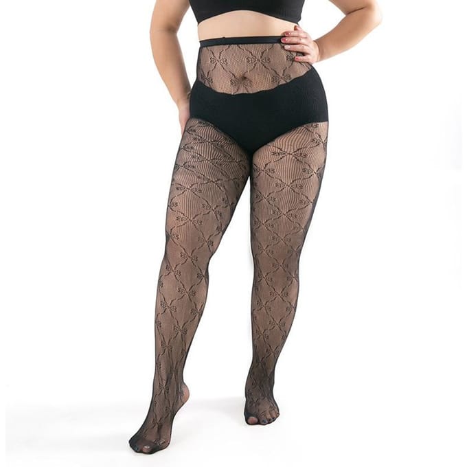 Collants Grande Taille Anti-Accroc Résistants aux Déchirures Super Élastiques Collants Magiques Sans Couture Grande Taille Nylons Dame 1XL gray