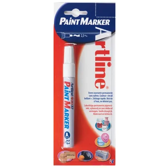 Artline - Paint Marker 400xf 2,3m Wit