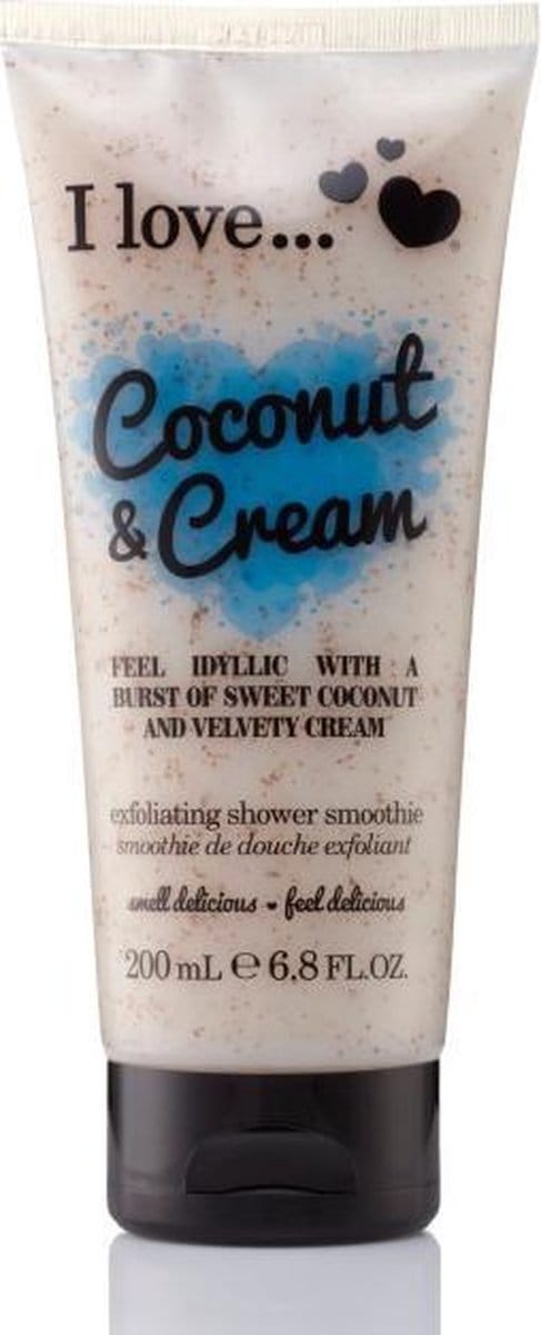 I love - Coconut & Cream Exfoliating Shower Smoothie - 200ml