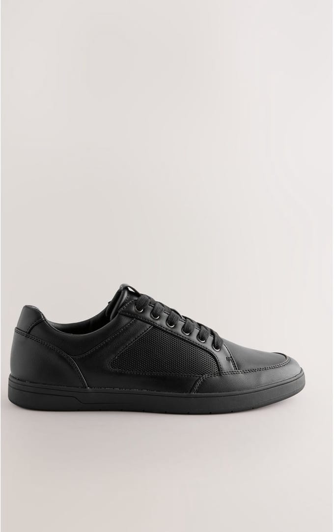 Next - Heren - Smart-casual sneakers - Zwart