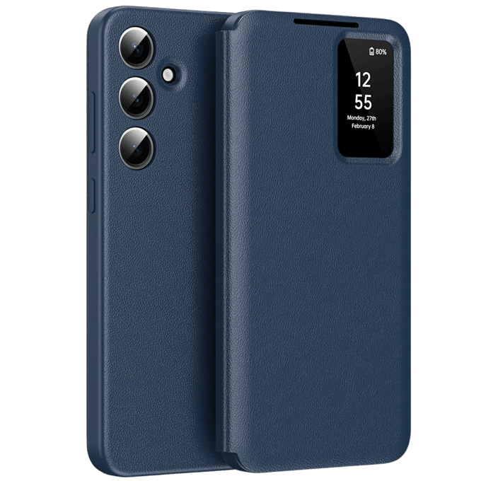 CaseBody Samsung Galaxy A56 Smart Cover Blauw