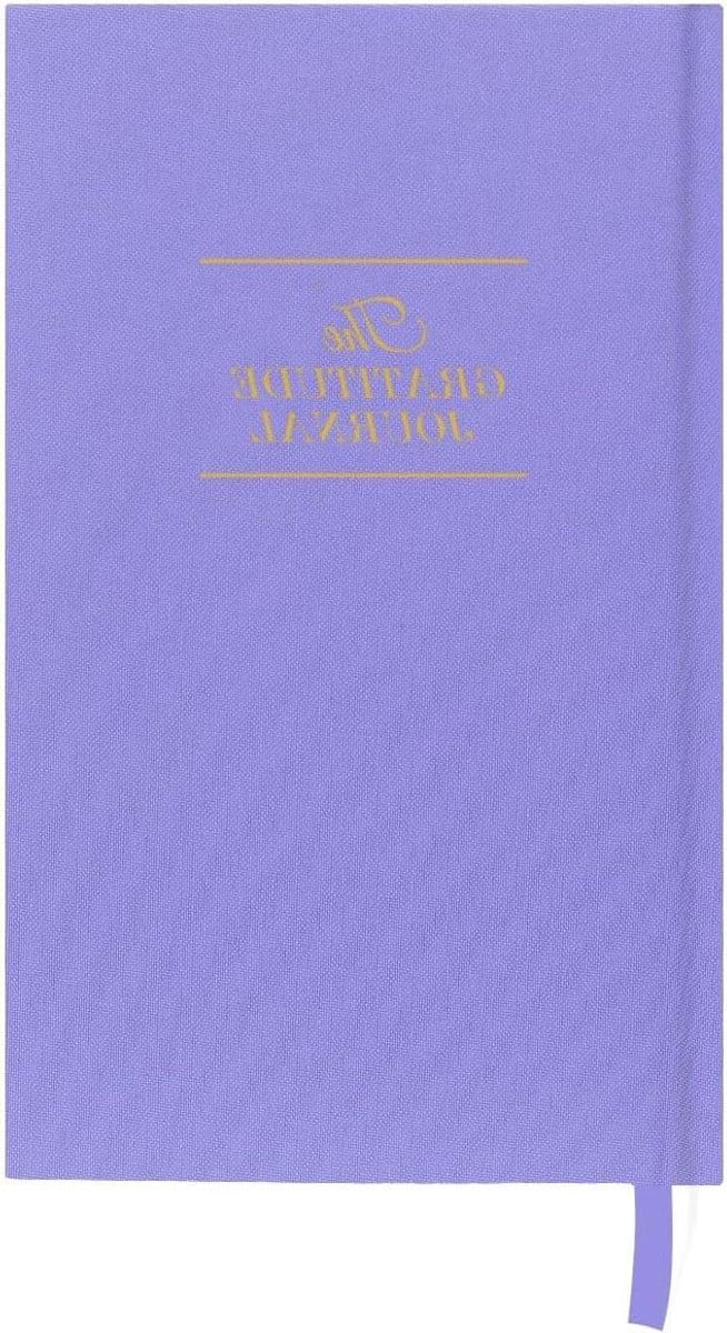 Dankbaarheidsdagboek - Mindfulness Dagboek - Dagelijkse Reflectie - Ongedateerde Lay-out - 6 Maanden - Lavendel