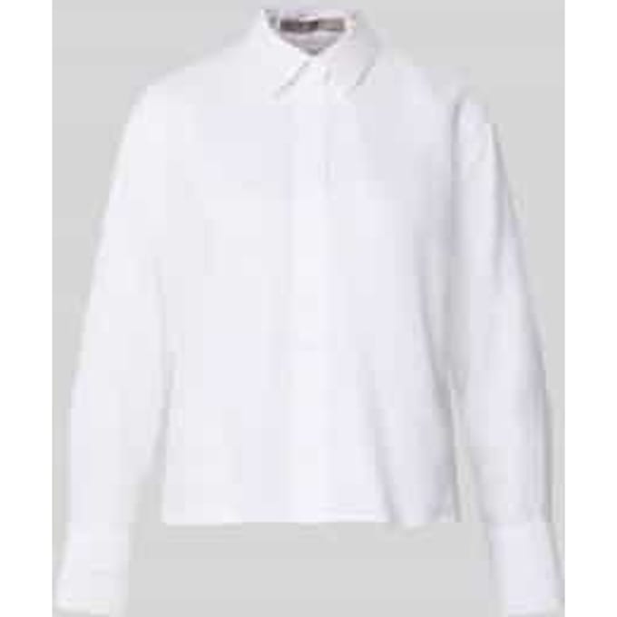 regular fit overhemdblouse van puur linnen