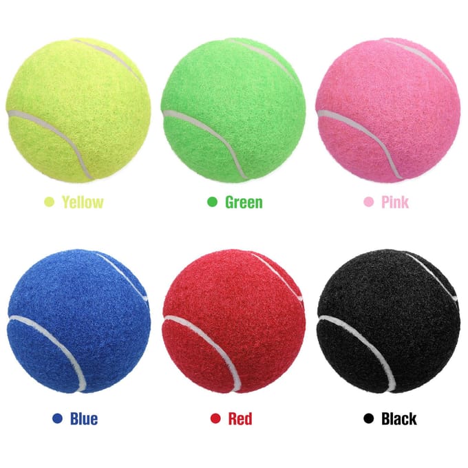 12 paquets de balles de tennis d'entraînement et de correspondance de pression 12-Pack rose