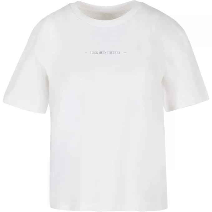Dames-T-shirt Miss Tee Look Me In The Eyes
