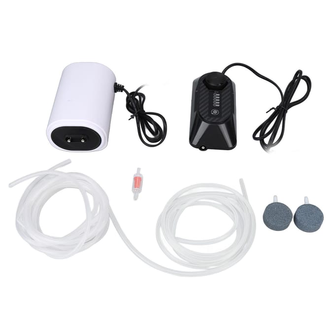 Aquarium Ozonator Verstelbare Waterzuiverende Mini Aquarium Ozon Generator voor Geur Algen Verwijderen white