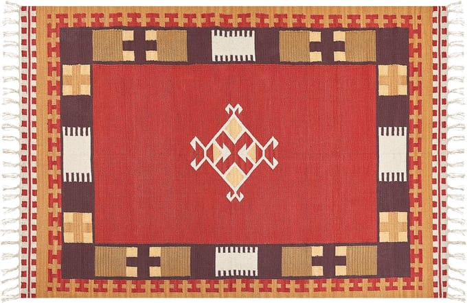 PARAKAR - Vloerkleed - Meerkleurig - 160 x 230 cm - Katoen