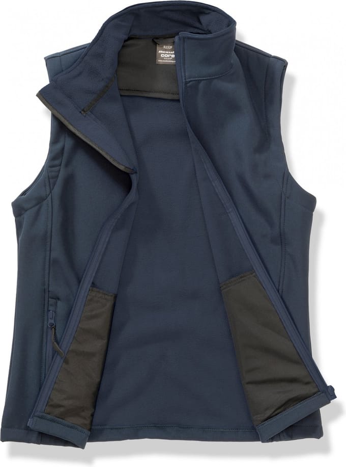 Result Women´s Printable Soft Shell Bodywarmer RT232F - Navy/Navy - L