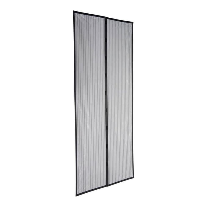 Magnetische Vliegendeur - 210 x 100 cm - Zwart