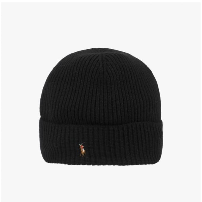 Polo Ralph Lauren Pony Brei Muts Pc1564 002 PC1564-002 black