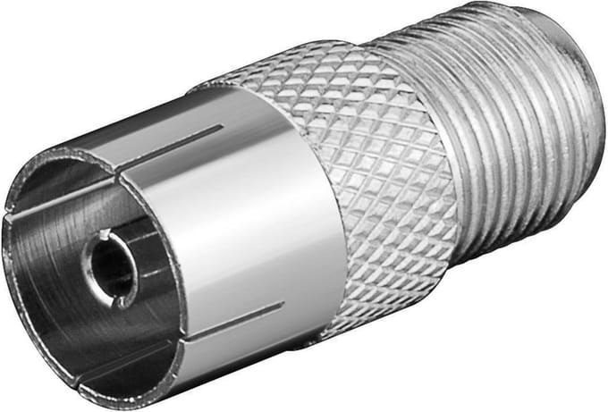 F (v) - Coax IEC (v) adapter