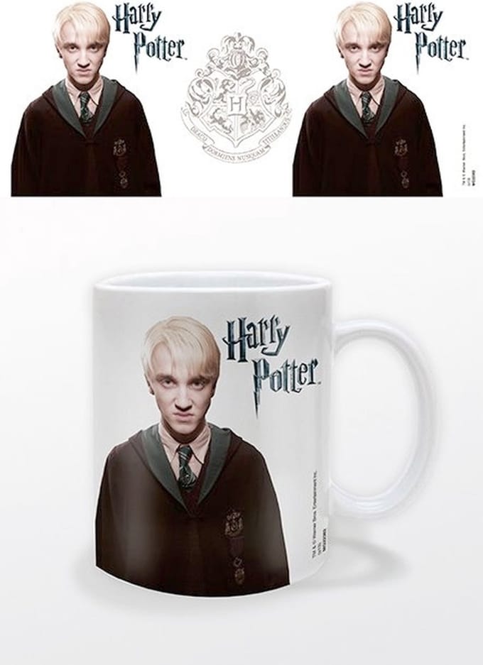 Harry Potter Mok Draco Malfidus 325 Ml Keramiek Wit