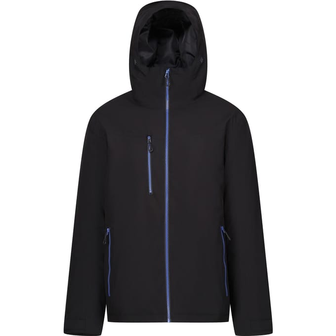 Regatta Waterdicht herenjack Navigate (Zwart/Nieuw Royal)