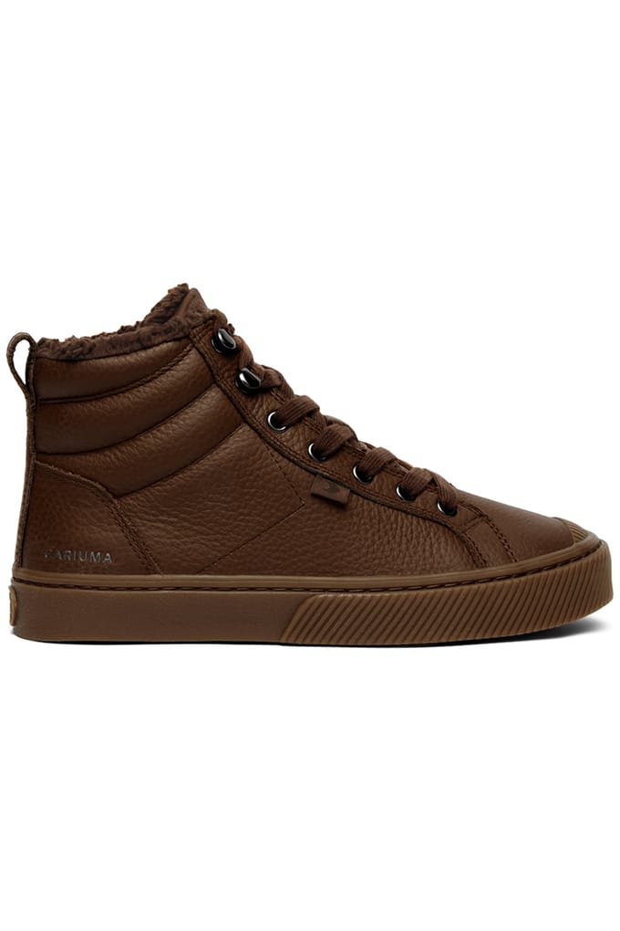 Cariuma Oca Therma High Hooks Brown Premium Leather Boot Brown Maat: 36 | Laarzen Outlet | Unisex | Bruin