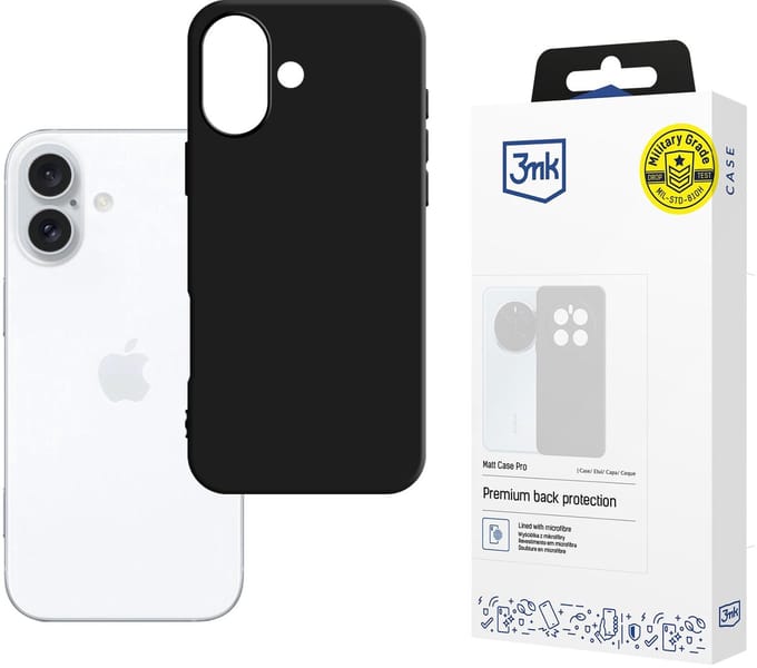 Apple iPhone 16 - 3mk Matt Case Pro
