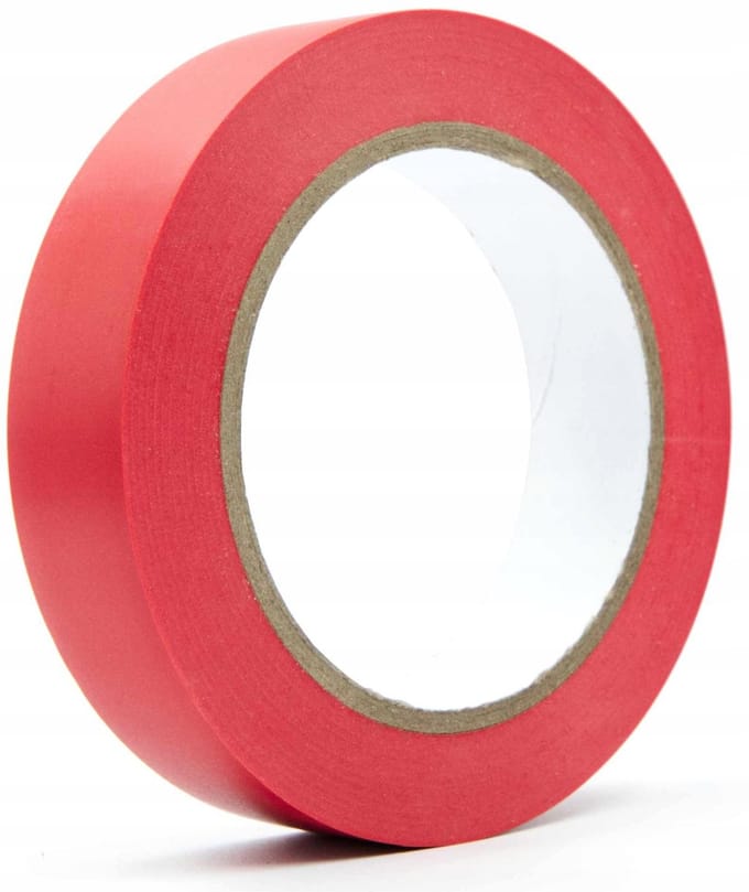 Veiligheidsmarkering Tape Rood 25mm 33m - Waarschuwingslijn