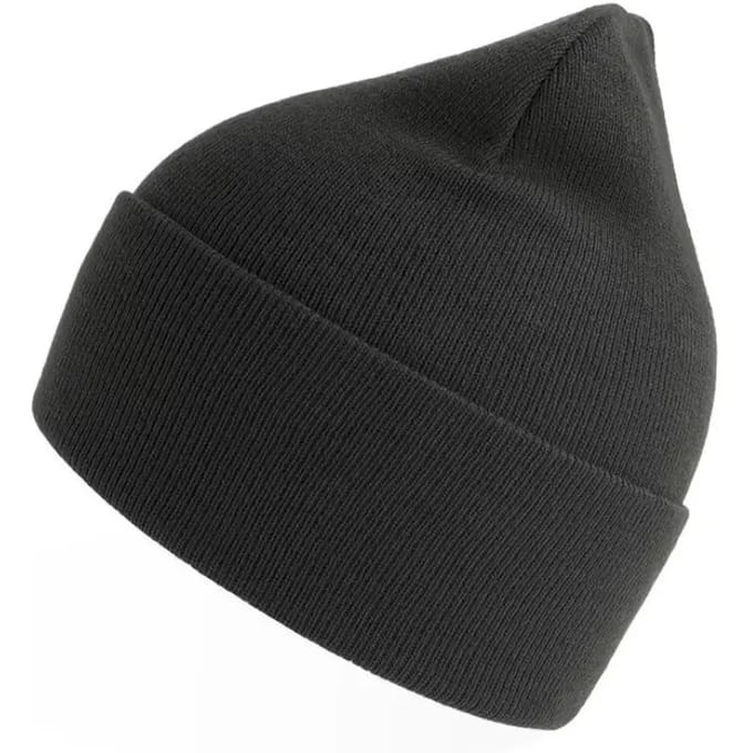 Atlantis Headwear - Pure Beanie - Dark Grey Melange - One Size