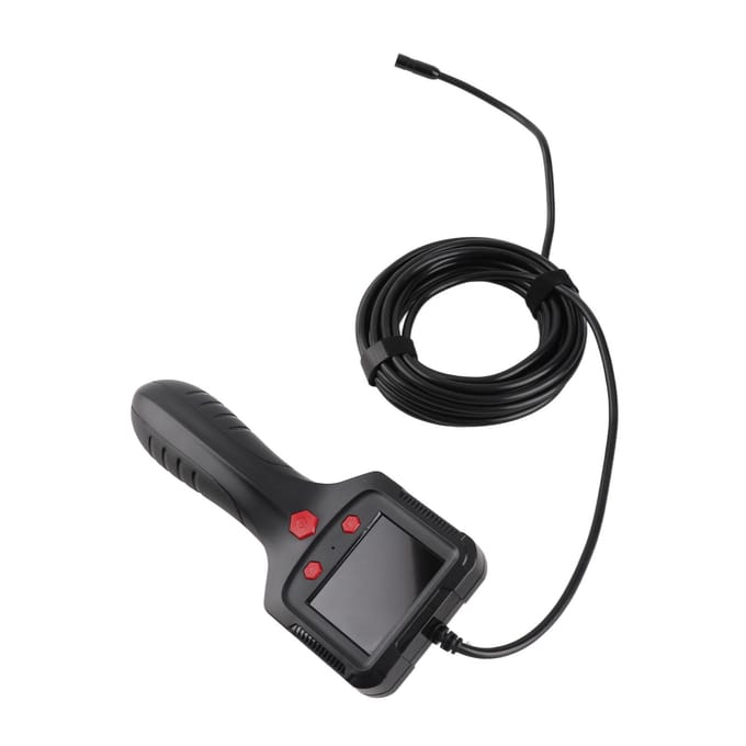 Industriële Inspectiecamera IP67 Handheld Endoscoop 2.4 Inch IPS LCD-scherm HD Borescoop met 8 black