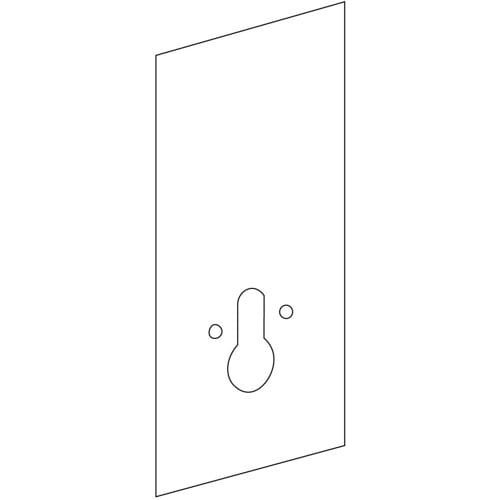 Geberit Monolith front panel for sanitary modules for WCs, 101 cm, from April 2016, 242.383.SJ.1