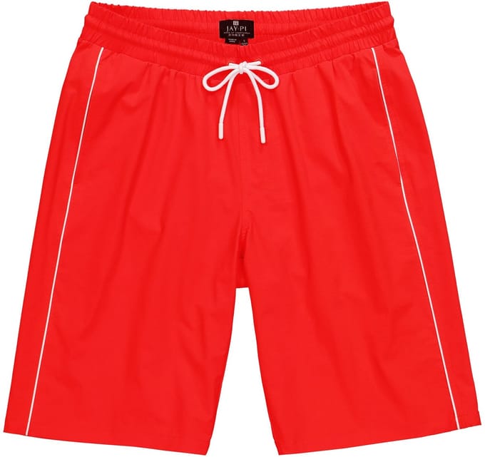JAY-PI - Heren - Functionele bermuda FLEXNAMIC® fitness QuickDry - Klaproosrood - Maat L