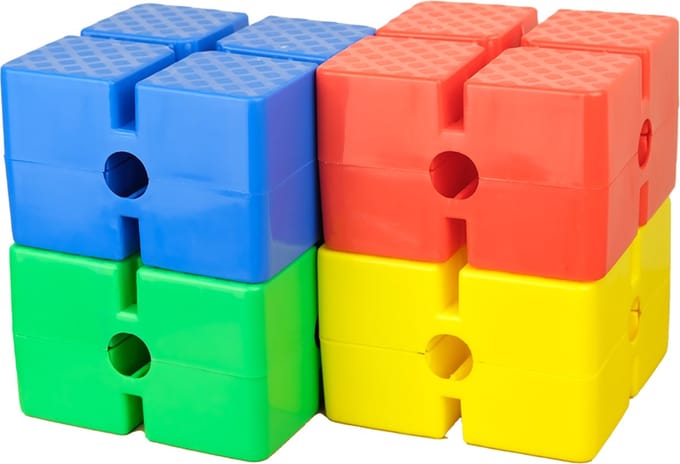 MDsport - Multifunctionele bouwstenen - Set van 4 - Multi base