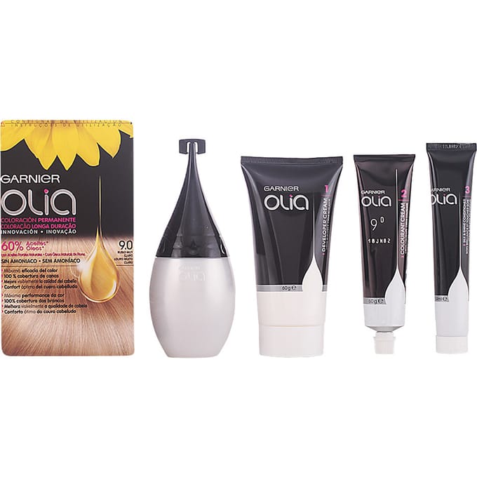 Olia Permanente Kleur #9,0 Zeer Licht Blond Set 4 stuks