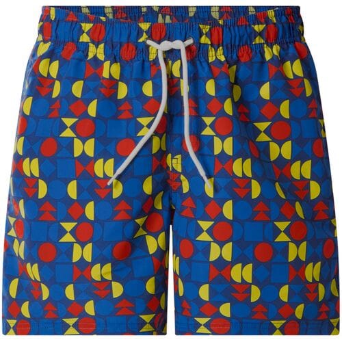 Lidl heren zwembroek (marine/rood/geel, S)