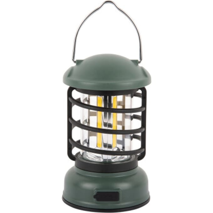 Leitmotiv - Tafellamp Camping Lantaarn LED - Jungle groen