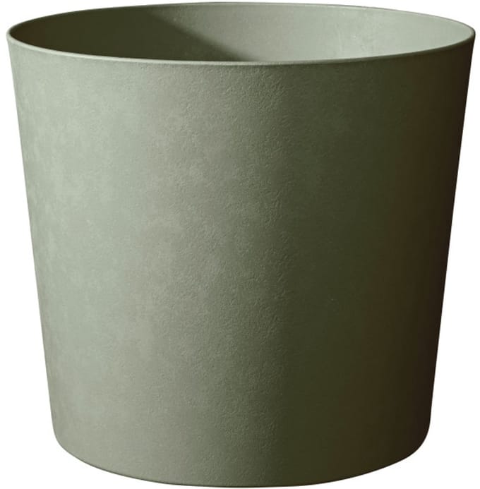 Poétic plantenbak ELEMENT, kaki, 24 cm hoog, 8 liter