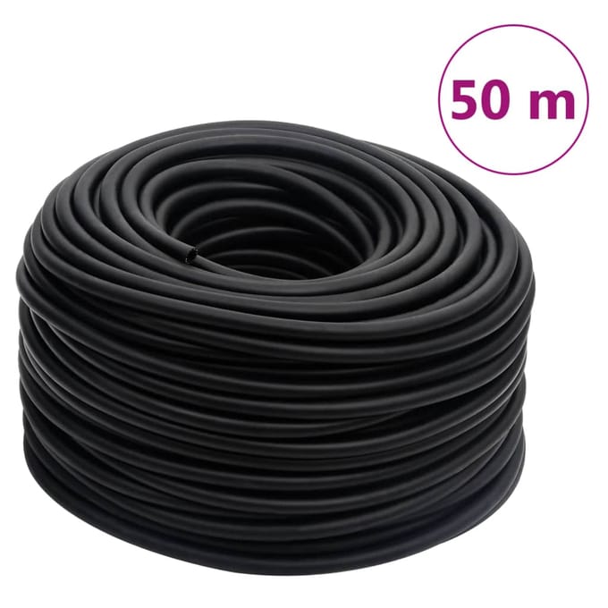 vidaXL - Luchtslang - hybride - 0,6'' - 50 - m - rubber - en - PVC - zwart