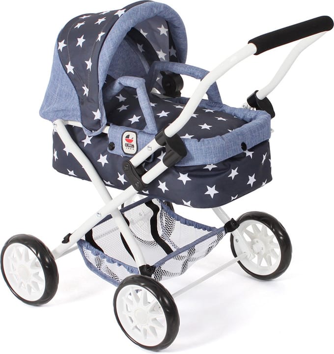 Bayer Chic 2000 - Kleine Poppenwagen Smarty - Stars Navy
