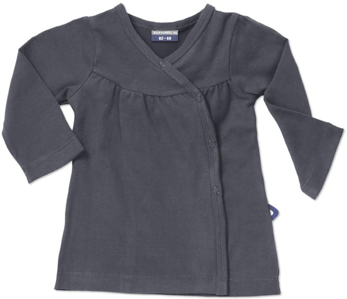 Silky Label vest met knoopjes Glacier grey - maat 74/80 - grijs