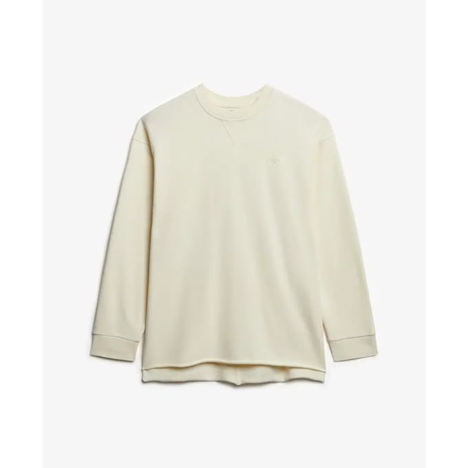 Superdry Studios Sweatshirt met Ronde Hals Wit Grootte: 40