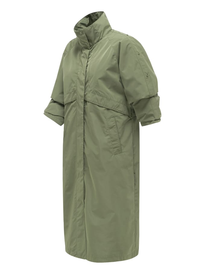 Navahoo dames parka tussenjas Zenblüte met staande kraag