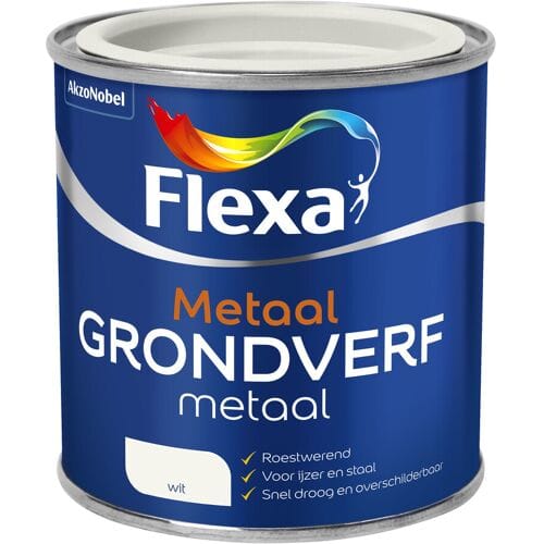 Flexa - Grondverf Voor Metaal - Wit - 250 Ml