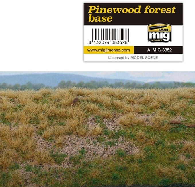 AMMO by Mig Jimenez Modelbouwdecoratie - MIG 8352 Pinewood-Forest Base - Mat for Diorama Accessoires set