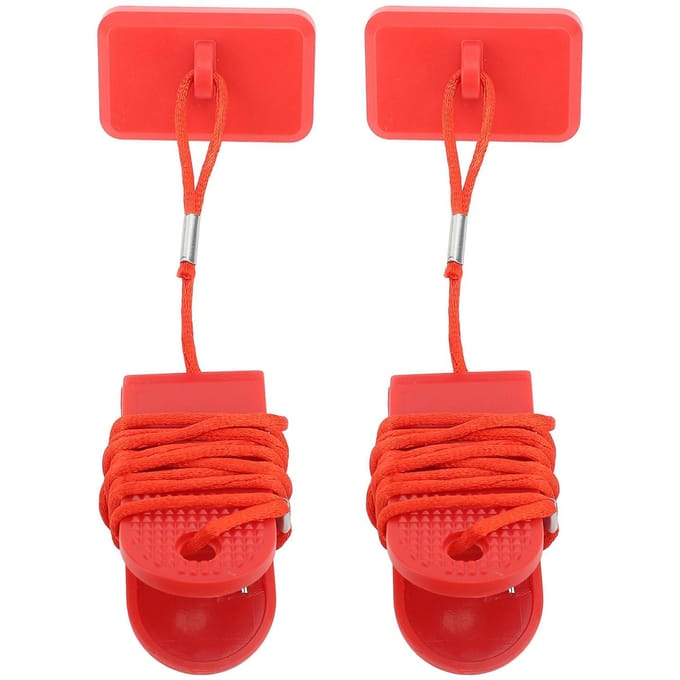 2 STUKS Loopband Veiligheidssleutel Noodstop Schakelaar Oefening Hardloopmachine Beveiligingsslot Sleutel voor de Meeste red