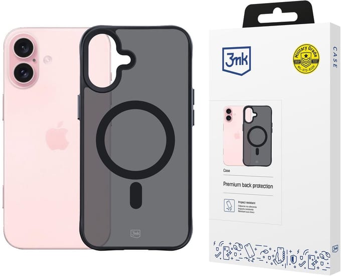 Apple iPhone 16 - 3mk Smoke MagCase