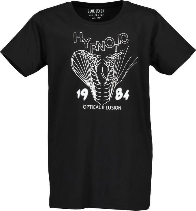 Blue Seven - T shirt - jongens - zwart - Maat 152