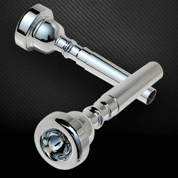 5C Trompet Mondstuk Professioneel Standaard Koper Zilver Trompet Mondstuk Vervanging gray