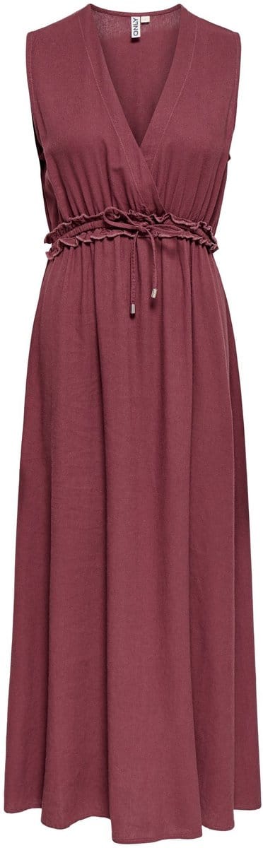 ONLY - ONLGOA SL LINEN BL LONG DRESS CC PNT - Meisjes - Maxi jurken
