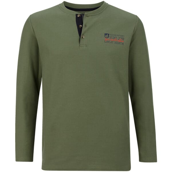 Shirt met lange mouwen IVOR olijf