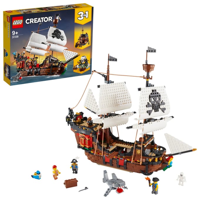 LEGO 31109 Piratenschip Bouwsets Voertuigen