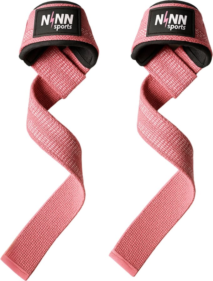 NINN Sports Lifting Straps Roze - Krachttraining Accessoires - Powerlifting - Bodybuilding