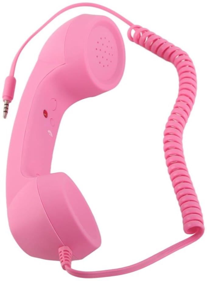 Dailygoods - Dailygoody - Retro Telefoonhoorn - USB-handset - Hoog volume